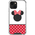 Disney Minnie Mouse Symbol iPhone 14 Plus Clear Case
