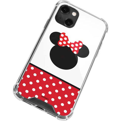 Disney Minnie Mouse Symbol iPhone 14 Plus Clear Case