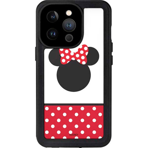 Disney Minnie Mouse Symbol iPhone 14 Pro Waterproof Case