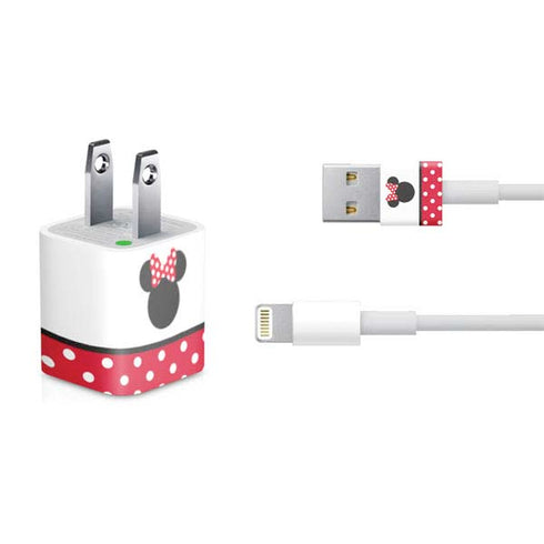 Disney Minnie Mouse Symbol iPhone Charger (5W USB) Skin