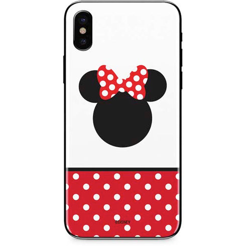 Disney Minnie Mouse Symbol iPhone XS Skin