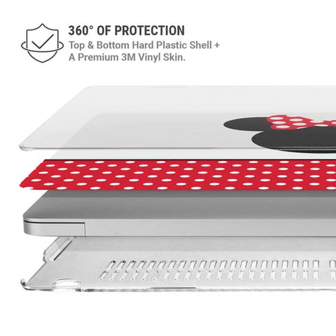 Disney Minnie Mouse Symbol MacBook Air 13in M1 (2021) Case plus Skin