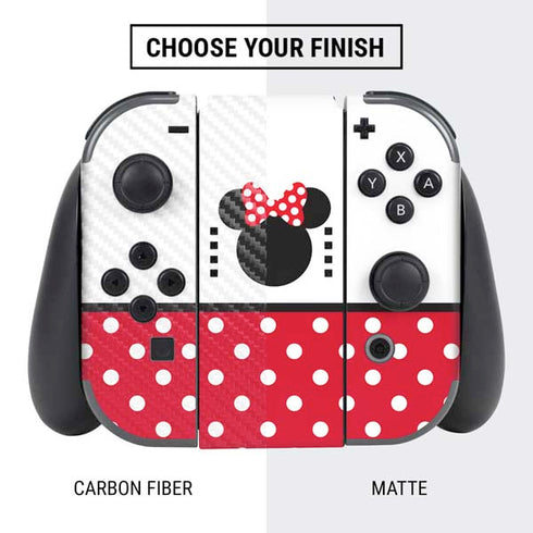 Disney Minnie Mouse Symbol Nintendo Switch Bundle Skin