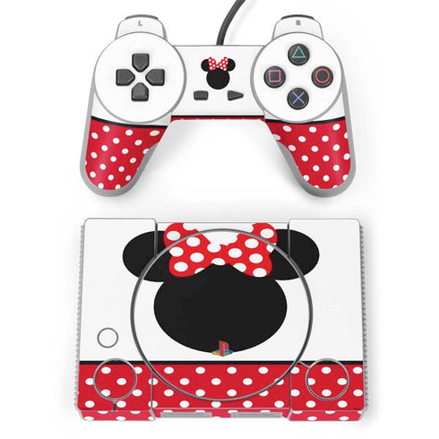 Disney Minnie Mouse Symbol PlayStation Classic Bundle Skin