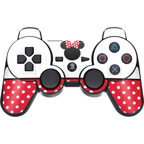 Disney Minnie Mouse Symbol PS3 Dual Shock wireless controller Skin