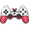 Disney Minnie Mouse Symbol PS3 Dual Shock wireless controller Skin