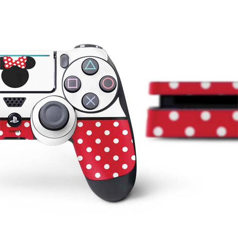 Disney Minnie Mouse Symbol PS4 Slim Bundle Skin