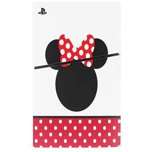 Disney Minnie Mouse Symbol PS5 Slim Disk Console Skin