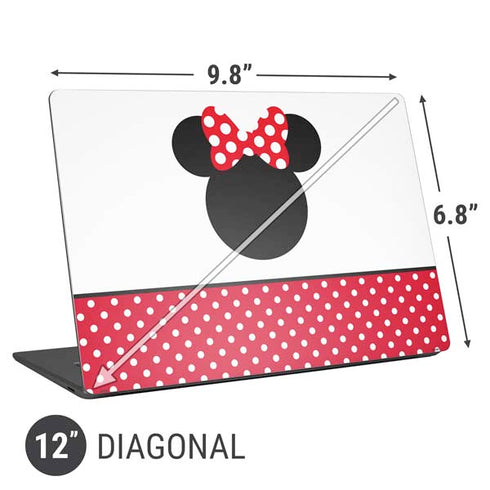 Disney Minnie Mouse Symbol Universal Laptop 12in (9.8 x 6.8in) Skin