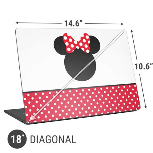 Disney Minnie Mouse Symbol Universal Laptop 18in (14.6 x 10.6in) Skin