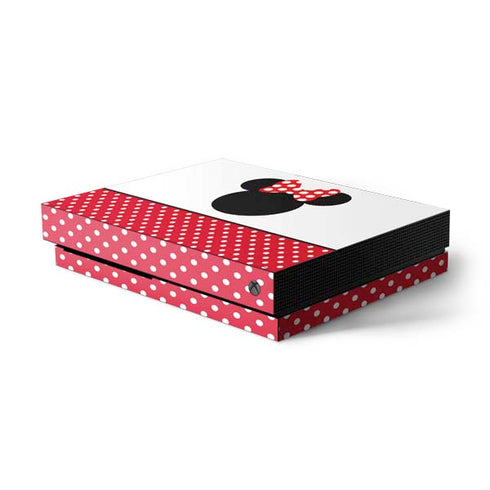 Disney Minnie Mouse Symbol Xbox One X Console Skin
