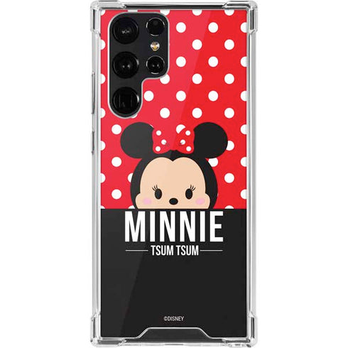 Disney Tsum Tsum Minnie Mouse Galaxy S22 Ultra Clear Case