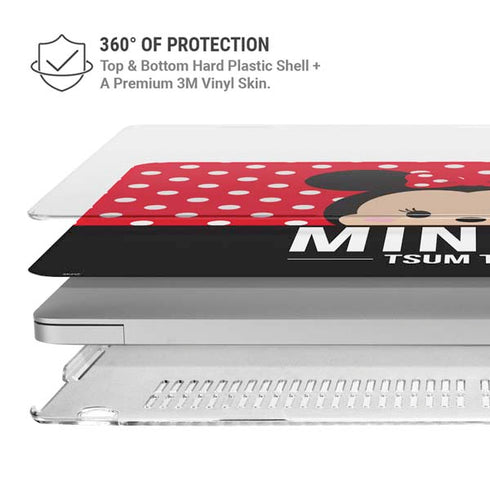 Disney Tsum Tsum Minnie Mouse MacBook Air 15in (2023-2025) Case plus Skin