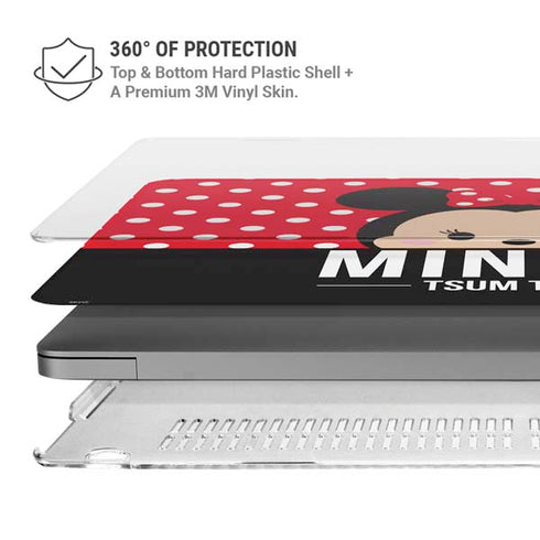 Disney Tsum Tsum Minnie Mouse MacBook Pro 16in (2021-25) Case plus Skin