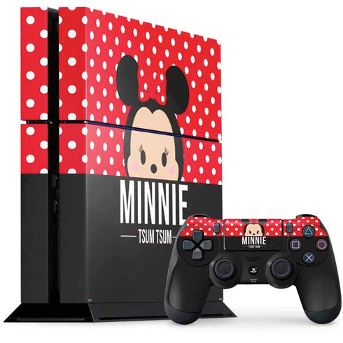 Disney Tsum Tsum Minnie Mouse PS4 Console and Controller Bundle Skin