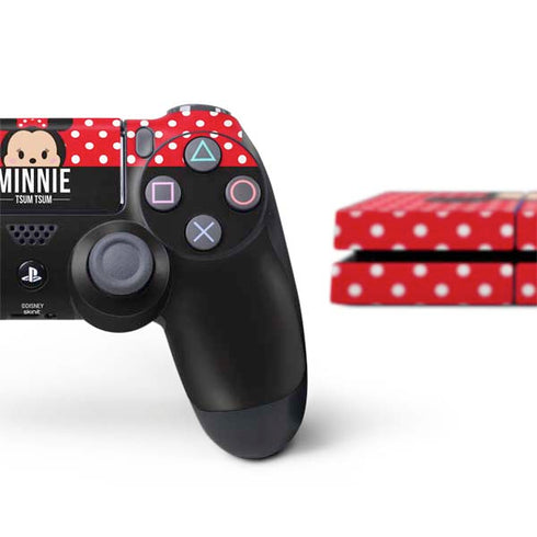 Disney Tsum Tsum Minnie Mouse PS4 Console and Controller Bundle Skin