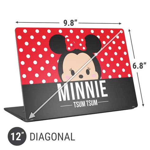 Disney Tsum Tsum Minnie Mouse Universal Laptop 12in (9.8 x 6.8in) Skin
