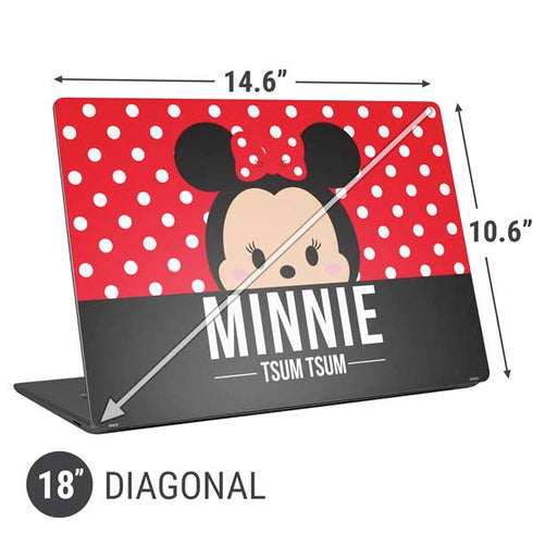 Disney Tsum Tsum Minnie Mouse Universal Laptop 18in (14.6 x 10.6in) Skin