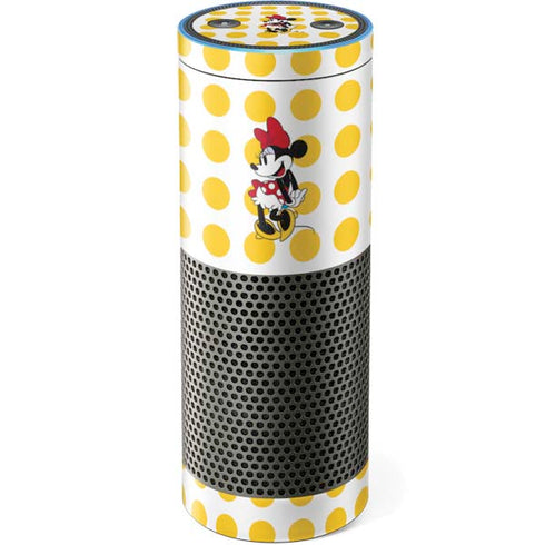 Disney Minnie Mouse Profile Yellow Dots Amazon Echo Skin