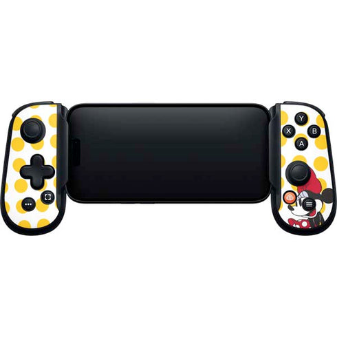 Disney Minnie Mouse Profile Yellow Dots Backbone One for iPhone Game Controller Skin