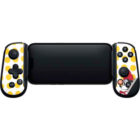 Disney Minnie Mouse Profile Yellow Dots Backbone One for iPhone Game Controller Skin