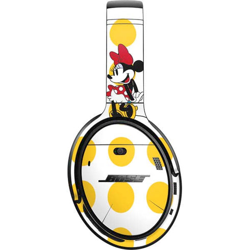 Disney Minnie Mouse Profile Yellow Dots Bose QuietComfort 35 Headphones Skin