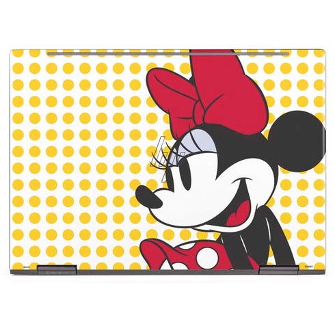 Disney Minnie Mouse Profile Yellow Dots HP Envy Skin