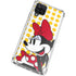 Disney Minnie Mouse Profile Yellow Dots Galaxy A12 Clear Case