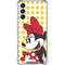 Disney Minnie Mouse Profile Yellow Dots Galaxy A14 5G Clear Case