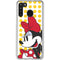 Disney Minnie Mouse Profile Yellow Dots Galaxy A21 Clear Case