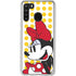 Disney Minnie Mouse Profile Yellow Dots Galaxy A21 Clear Case