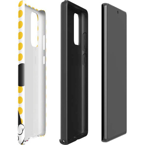 Disney Minnie Mouse Profile Yellow Dots Galaxy Note20 5G Pro Case