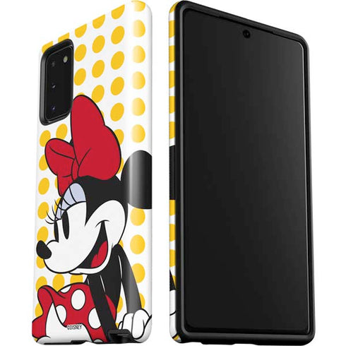 Disney Minnie Mouse Profile Yellow Dots Galaxy Note20 5G Pro Case