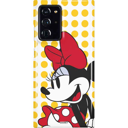 Disney Minnie Mouse Profile Yellow Dots Galaxy Note20 Ultra 5G Lite Case