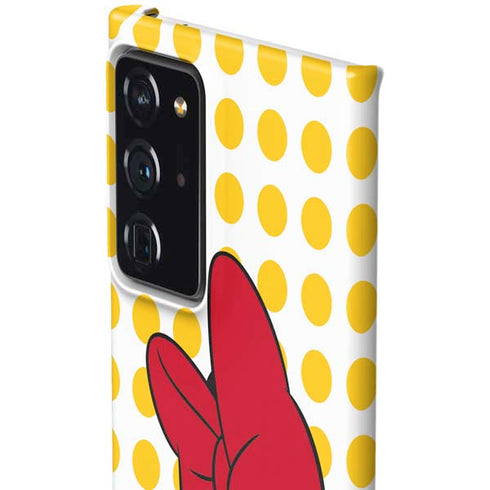 Disney Minnie Mouse Profile Yellow Dots Galaxy Note20 Ultra 5G Lite Case