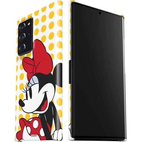 Disney Minnie Mouse Profile Yellow Dots Galaxy Note20 Ultra 5G Lite Case
