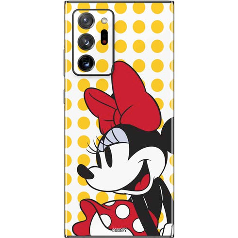 Disney Minnie Mouse Profile Yellow Dots Galaxy Note20 Ultra 5G Skin