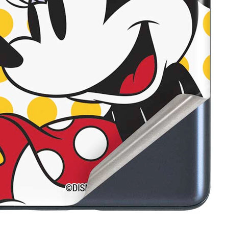 Disney Minnie Mouse Profile Yellow Dots Galaxy S20 Fan Edition Skin