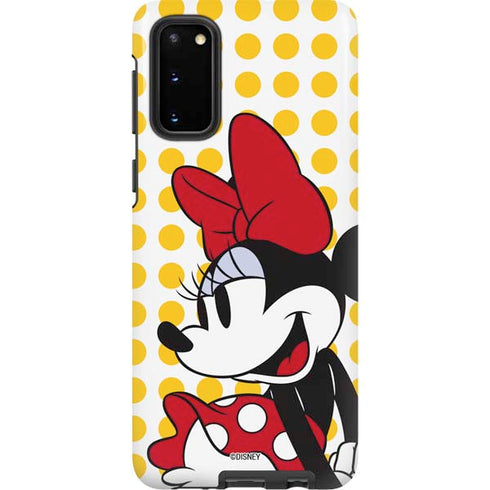 Disney Minnie Mouse Profile Yellow Dots Galaxy S20 Pro Case