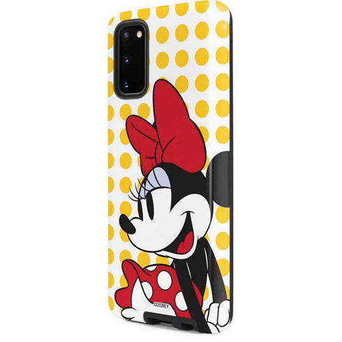 Disney Minnie Mouse Profile Yellow Dots Galaxy S20 Pro Case