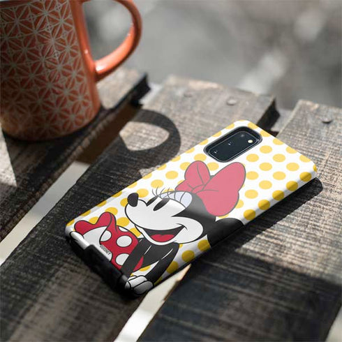 Disney Minnie Mouse Profile Yellow Dots Galaxy S20 Pro Case