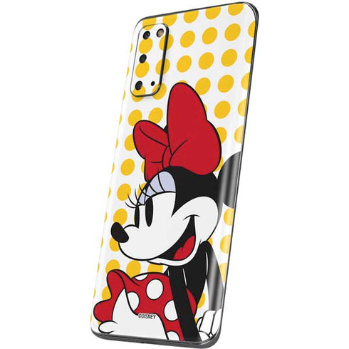Disney Minnie Mouse Profile Yellow Dots Galaxy S20 Skin