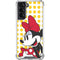 Disney Minnie Mouse Profile Yellow Dots Galaxy S21 5G Clear Case