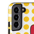 Disney Minnie Mouse Profile Yellow Dots Galaxy S22 Plus Pro Case