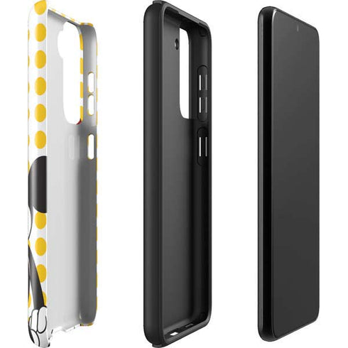 Disney Minnie Mouse Profile Yellow Dots Galaxy S22 Plus Pro Case
