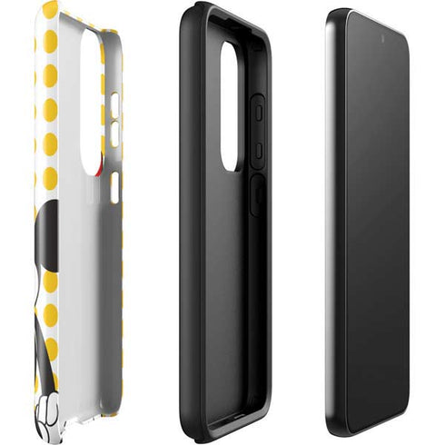Disney Minnie Mouse Profile Yellow Dots Galaxy S23 Plus Pro Case