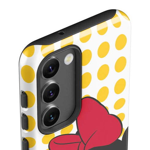 Disney Minnie Mouse Profile Yellow Dots Galaxy S23 Pro Case