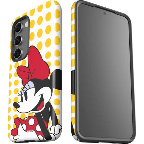Disney Minnie Mouse Profile Yellow Dots Galaxy S23 Pro Case