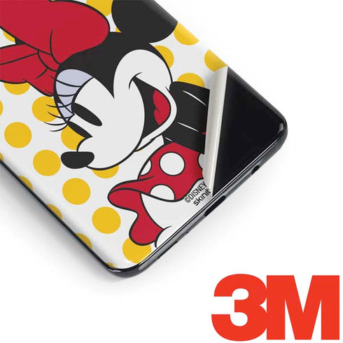 Disney Minnie Mouse Profile Yellow Dots Galaxy S9 Plus Skin