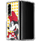 Disney Minnie Mouse Profile Yellow Dots Galaxy Z Fold4 5G Clear Case